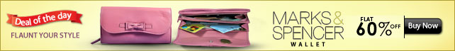 Deal of the day - Flat 60% off Marks and Spencer wallet