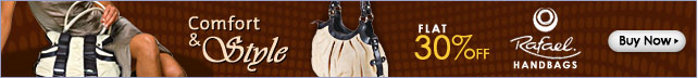 Flat 30% off Rafael Handbags