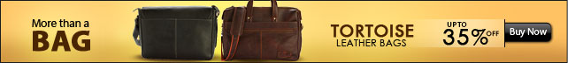 Upto 35% off Tortoise Leather Bags