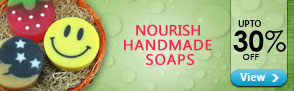 Upto 30% off Nourish Handmade Soaps