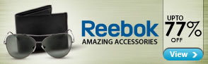 Upto 77% off Reebok Accessories - Sunglasses & Wallet