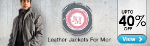 Upto 40% off JM Leather Jackets for Men