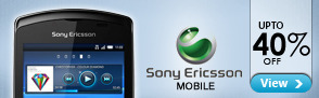 Upto 40% off Sony Ericsson Mobiles