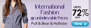 Up to 72% off International Fashion