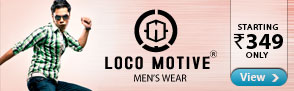 Locomotive Men's Wear starting at Rs.349