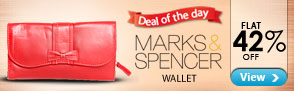 Deal of the Day! Flat 42% off Marks & Spencer's Wallet!