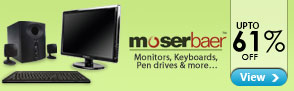 Upto 61% off Moserbaer Computer Accessories 