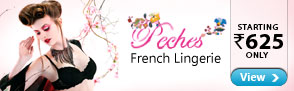 La Peches French Lingerie starting at Rs.625