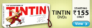 Tintin DVDs Starting at only Rs.155  
