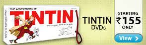 Tintin DVDs starting Rs 155
