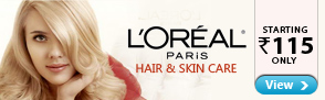 L'oreal Paris Hair and Skin care- Starting Rs. 115