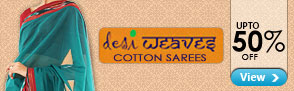 Upto 50% off Desi Weaves Sarees