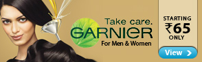 Garnier Personal Care for Men & Women Starting at Rs. 65