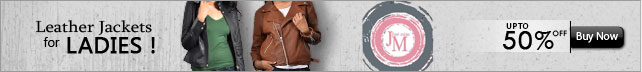 Upto 50% off Leather Jackets for Ladies by JM