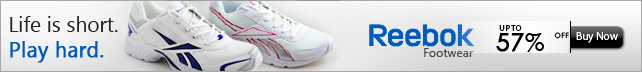 Upto 57% off Reebok Shoes