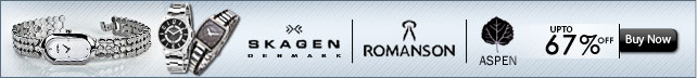 Upto 67% off Watches by Kenneth Cole, Skagen, Aspen & More