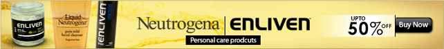 Upto 50% off Personal Care Products from Enliven, Neutrogena & more.