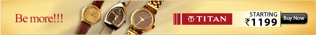 Titan Watches starting at Rs.1199
