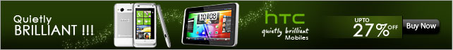 Upto 27% off HTC Mobiles