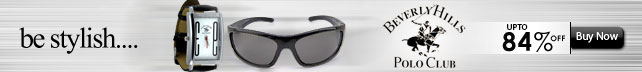 Upto 84% off Beverly Hills Polo Club Watch & Sunglasses