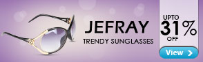Upto 31% off Jefray Sunglasses