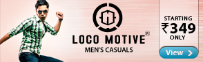 Locomotive Men's Casuals starting from Rs.349