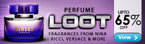 Perfume Loot! Upto 65% off top brands.