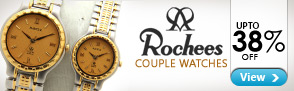 Rochees Watches -  Upto 38% off couple watches