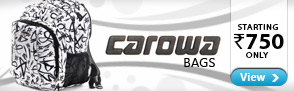 Carowa Backpacks & Sling Bags starting at Rs.750 only