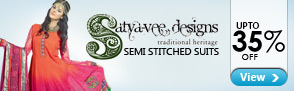 Upto 34% off Satyavee Semi Stitched Suits