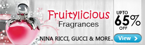 Upto 65% off Fruitylicious Fragrances from Nina Ricci, Gucci & more