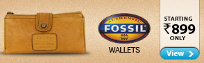Fossil Wallets Starting at Rs.899