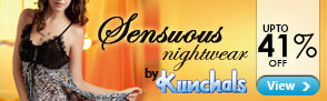 Upto 41% off Sensuous Nightwear from Kunchals