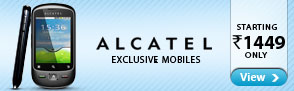 Alcatel Mobiles starting at Rs.1449 only