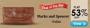 Deal Of The Day - Flat 53% off on M&S Wallet