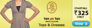 Ten On Ten Tops & Dresses Starting at Rs.325