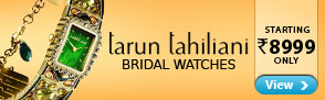 Tarun Tahiliani Watches - Starting Rs. 8999