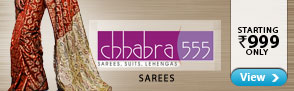 Chhabra sarees - Starting Rs. 999