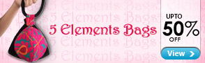 Upto 50% off 5 Elements bags
