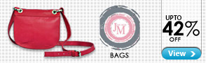 Upto 42% off JM Bags