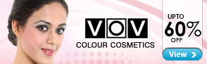 Upto 60% off on VOV - Full make up range