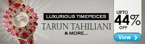Upto 44% off Luxurious Watches from Tarun Tahiliani & more