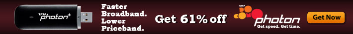 Get 61% off Tata Photon +