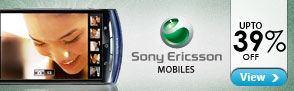 Upto 39% off Sony Ericsson Mobiles