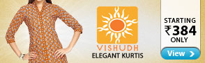 Vishudh Kurtis - Starting Rs. 384