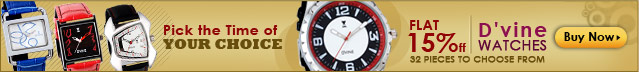 Flat 15% off - D'vine Watches
