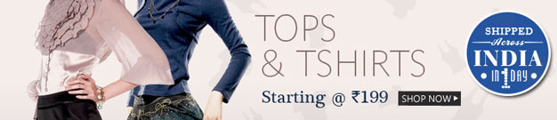 Tops & Tshirts - Starting @ Rs 199