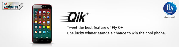 Tweet and win Fly Qik+