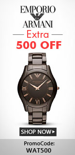  Rs.500 Off On Armani Watches