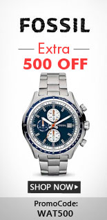  Rs.500 Off On Fossil Watches
